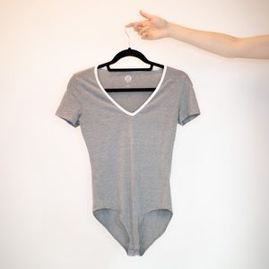 Grey T-Shirt Bodysuit